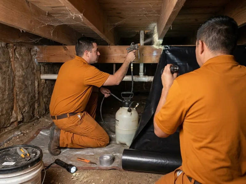 Crawlspace Pest Barrier & Moisture Sealing in Cedar Hill, TX