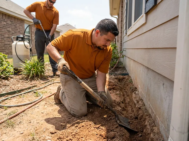Subterranean Termite Treatment & Trenching in Cedar Hill, TX